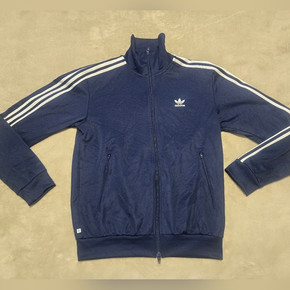 adidas Other - Adidas Original Adicolor Classic Firebird Navy Track Jacket Mens Size M Full Zip